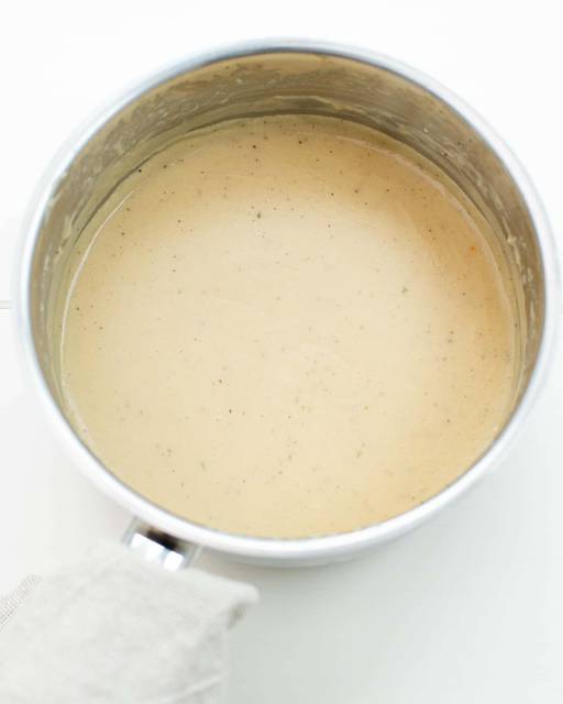 Creamy mushroom sauce