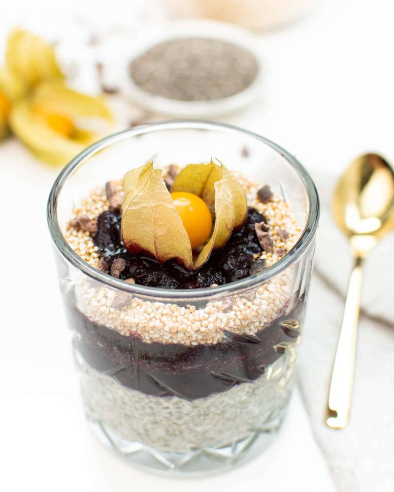 Chia Blueberry Parfait