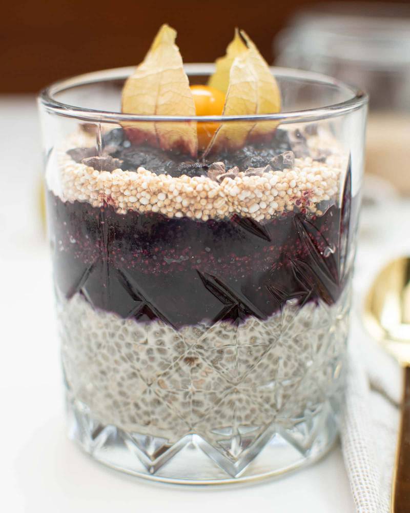 Chia Blueberry Parfait