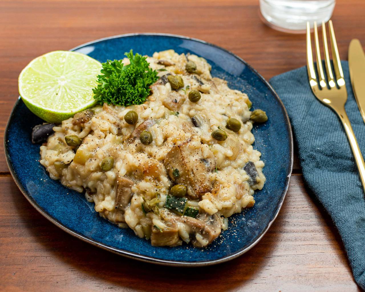 creamy vegan risotto