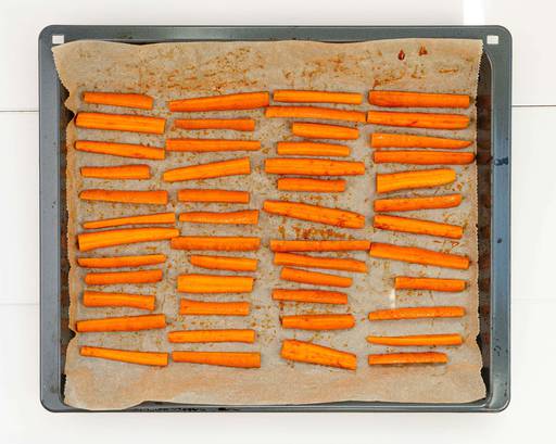 baked carrot fries