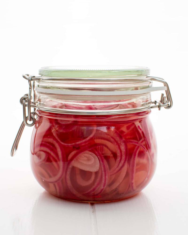 quick home-made pickled onions