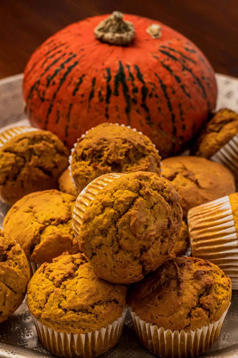 vegan pumpkin muffins